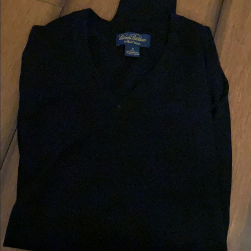 Brooks Brothers Wool V Neck Sweater